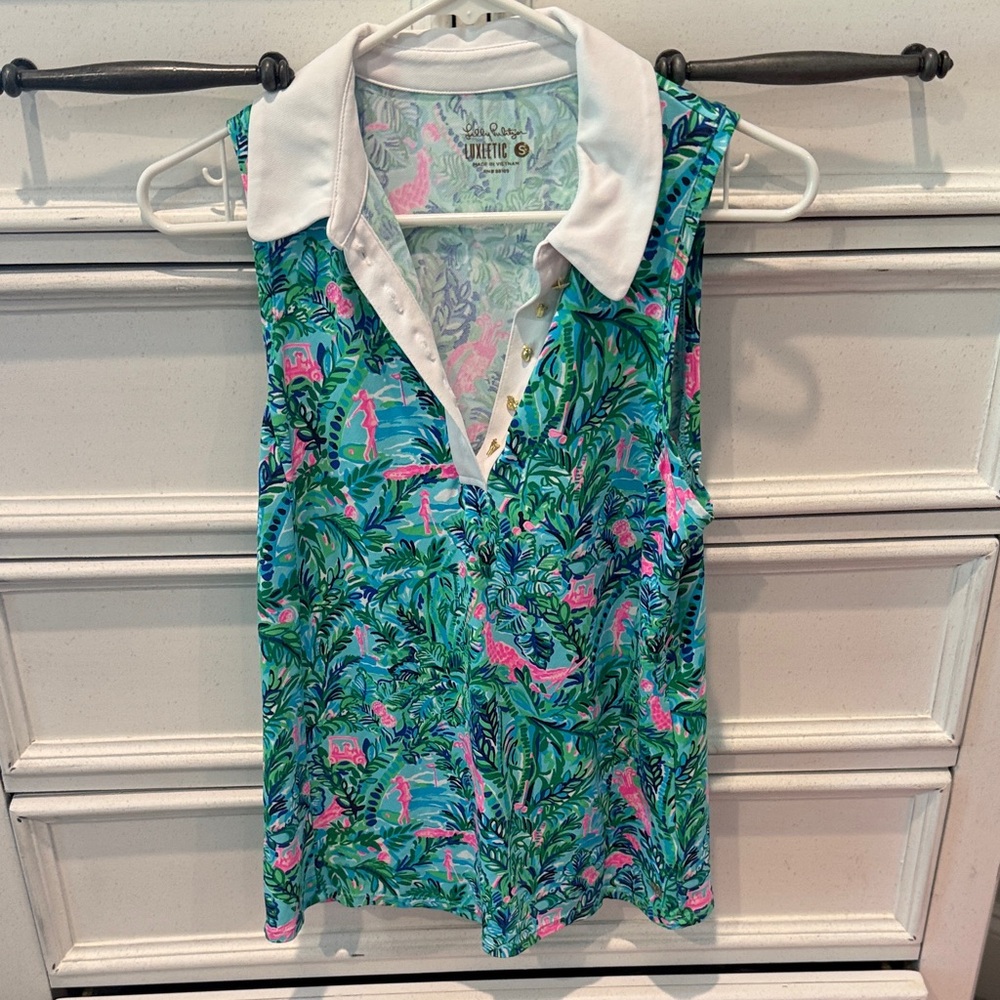 Lilly Pulitzer Sleeveless Polo